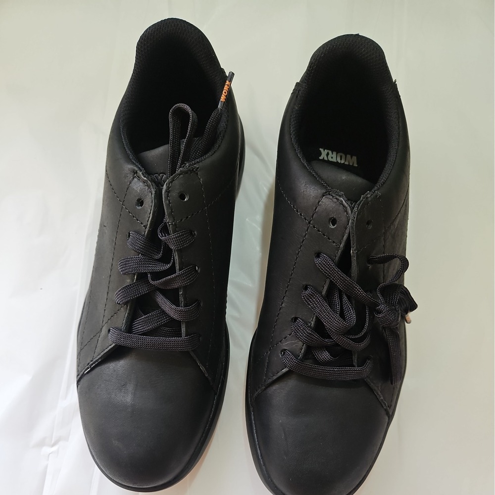 RED WING WORX Steel Toe Black Leather Safety Shoe 5168 Womens Size 7.5 NEW BOX